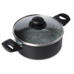 Piardi Home INDC1630N2CP-PIA0029 16cm 七層複合鋼系列 雙耳易潔煲 (附鍋蓋)